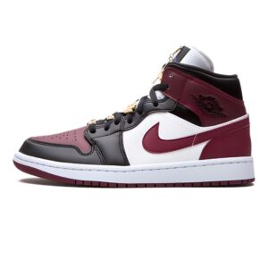 AIR JORDAN 1 MID Se BLACK DARK BEETROOT