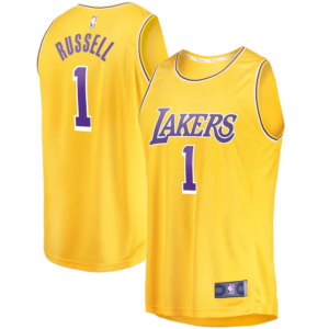 Los Angeles Lakers D'Angelo Russell Fanatics Branded Gold Fast Break Player Jersey - Icon Edition