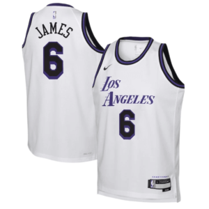 Angeles Lakers LeBron James Nike White 2022/23 Swingman Jersey - City Edition